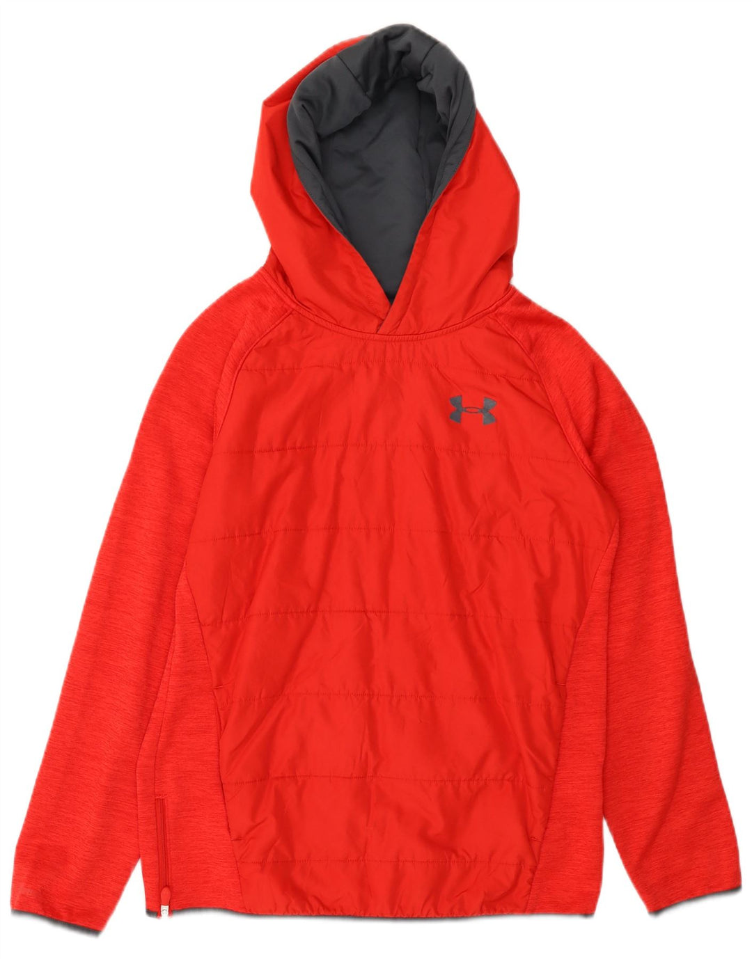 Felpa con cappuccio per ragazzi UNDER ARMOUR 13-14 anni XL Poliestere rosso