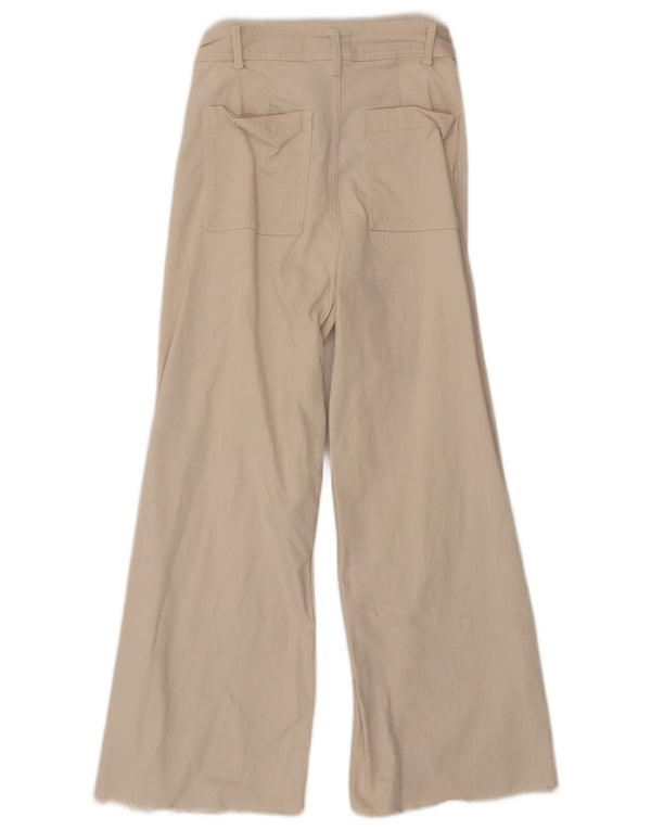 Jeans dritti The Marine da donna Zara EU 38 NSmall W28 L28 Cotone beige