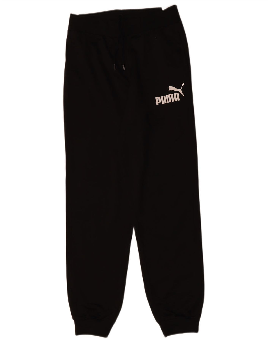 PUMA Boys Tracksuit Trousers Joggers 15-16 Years Black Polyester