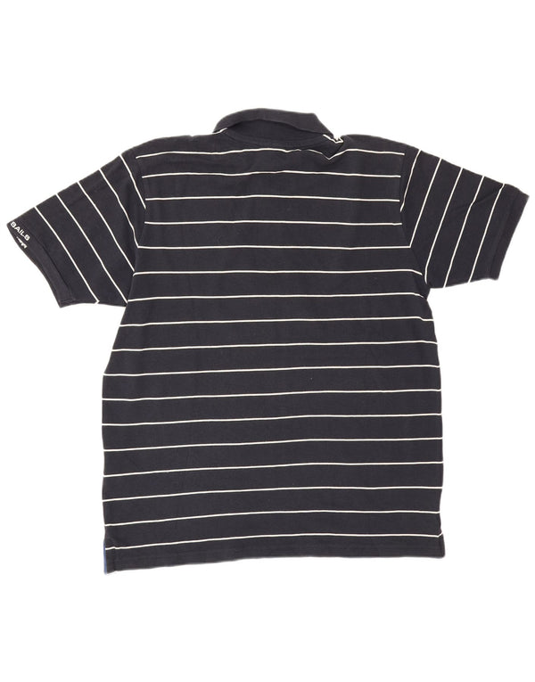 Polo da uomo North Sails XL in cotone a righe blu navy
