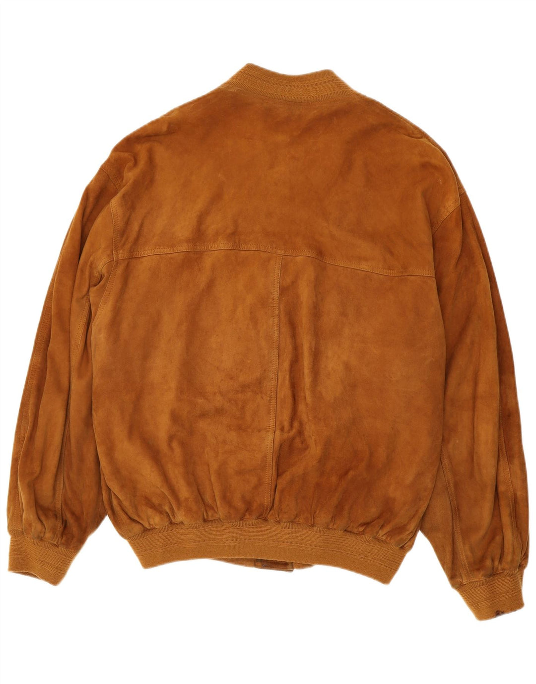 Giubbotto bomber in pelle scamosciata da uomo Maxi Milian IT 58 4XL Marrone