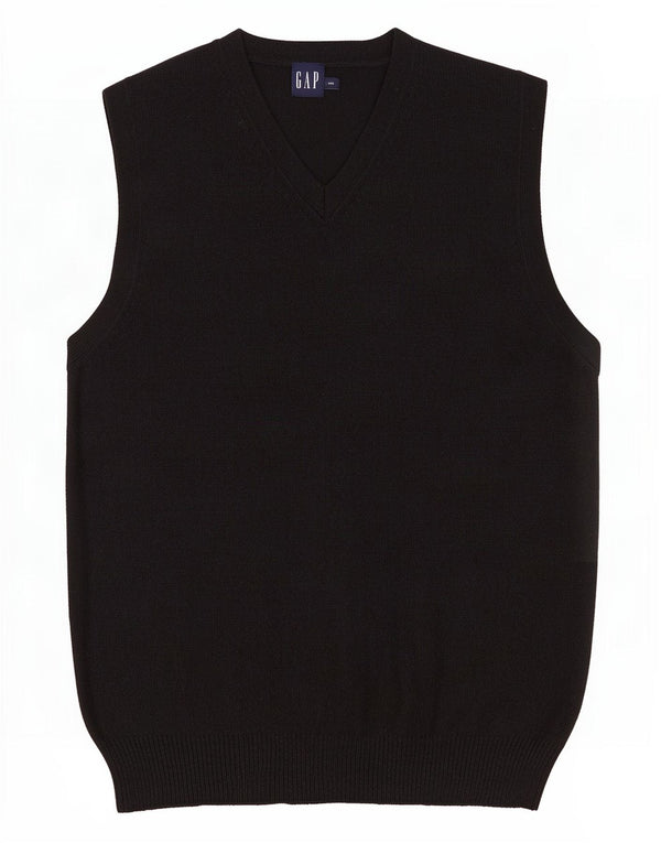 Gap Mens Vest Tank Top Medium Black