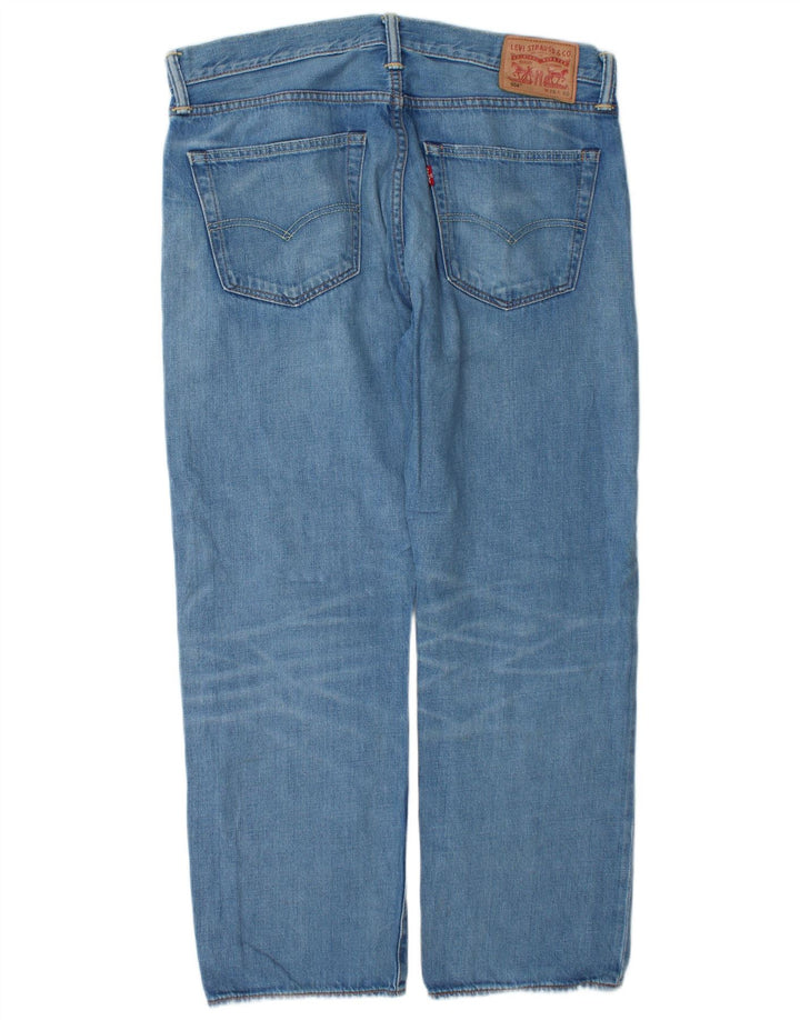 Levi's Uomo 504 Jeans dritti W36 L30 Cotone Blu