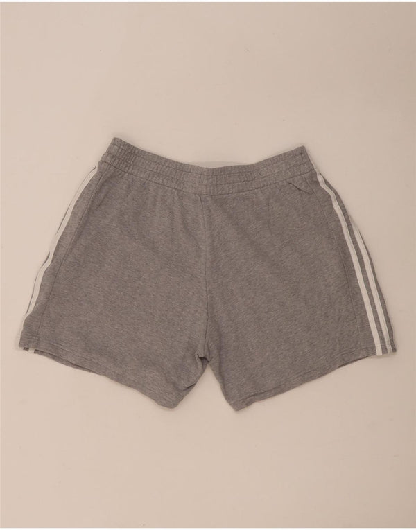 Pantaloncini sportivi da uomo Adidas XL in cotone chiazzato grigio