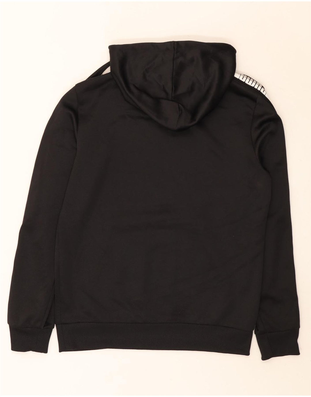 Felpa con cappuccio grafica da uomo Puma XS poliestere nero