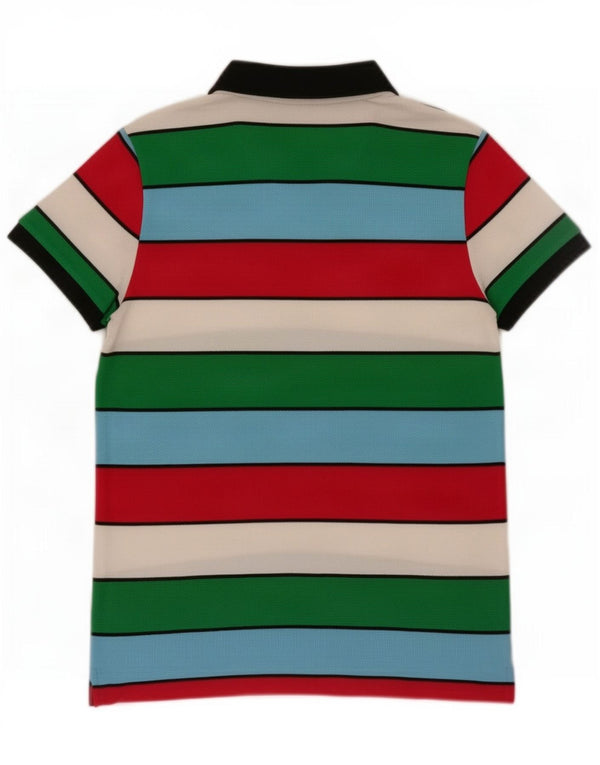 Polo da donna Lacoste EU 38 cotone a righe multicolore medio
