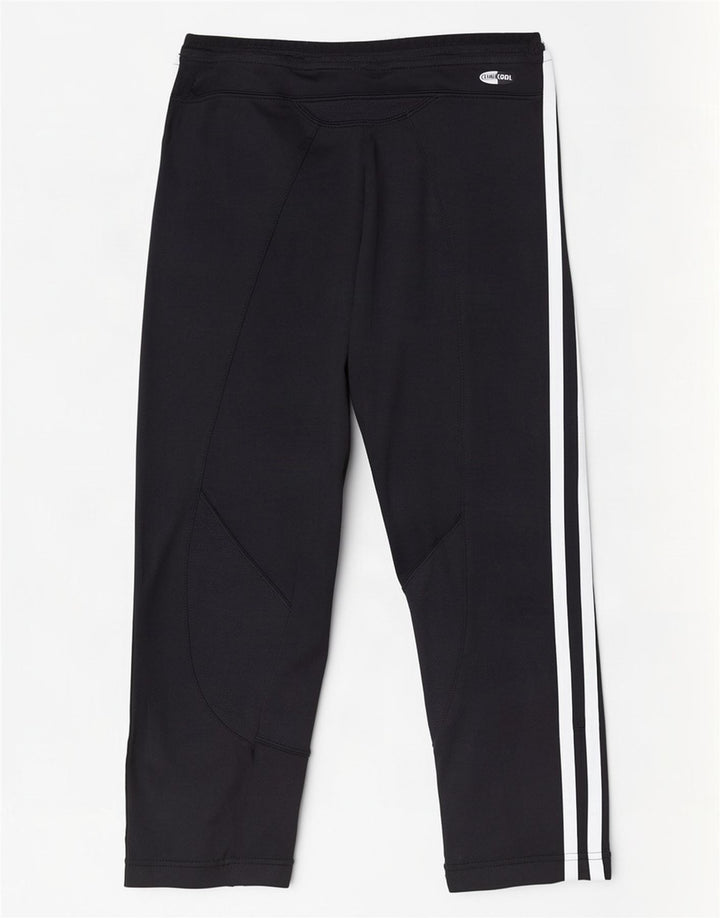 Leggings Adidas Climacool Capri da donna UK 10 Small Nero Poliammide
