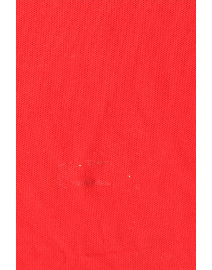 Polo NIKE da uomo in cotone rosso medio