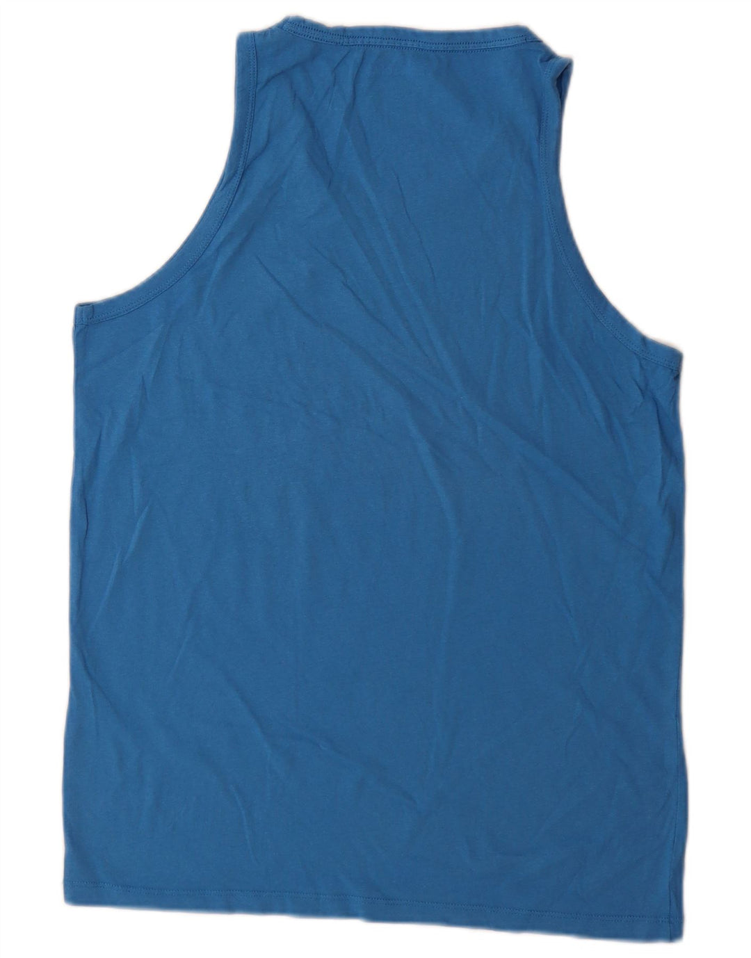 Jack & Jones Canottiera grafica da uomo grande in cotone blu
