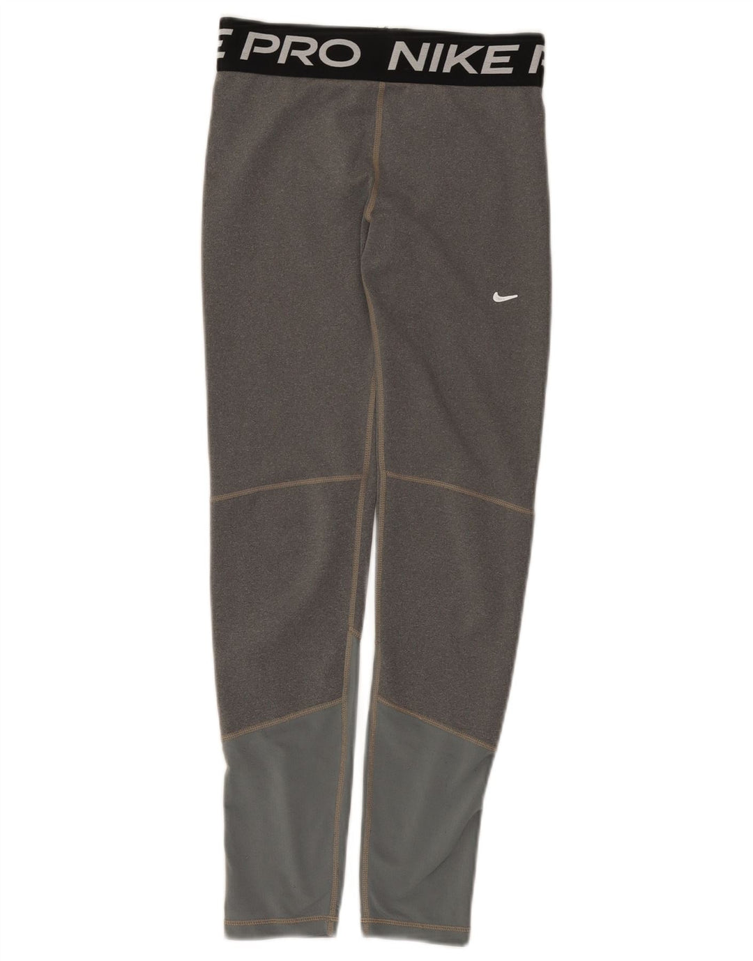 Leggings grafici Nike per ragazze 12-13 anni Large in poliestere color block grigio