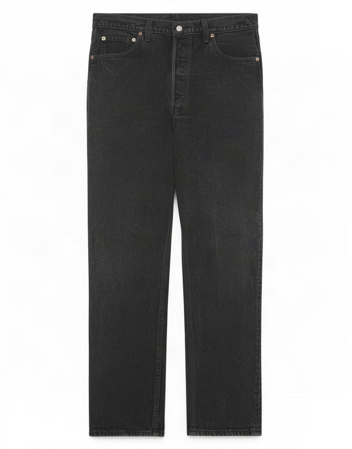 Jeans dritti da uomo Levi's W36 L32 cotone nero