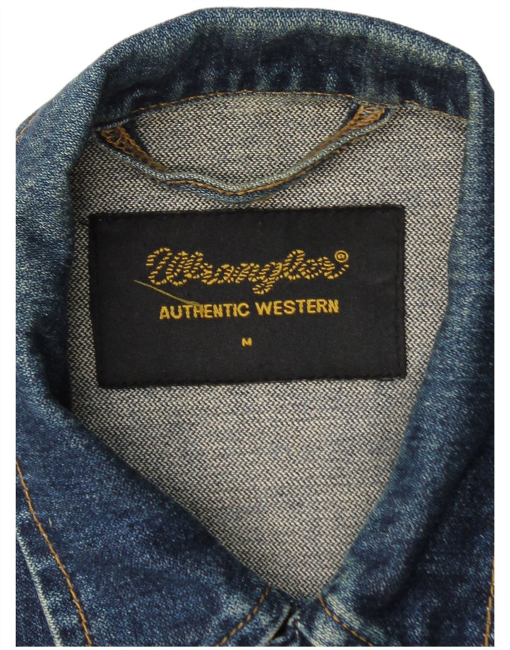 Giacca di jeans da uomo Wrangler UK 38 Cotone blu medio