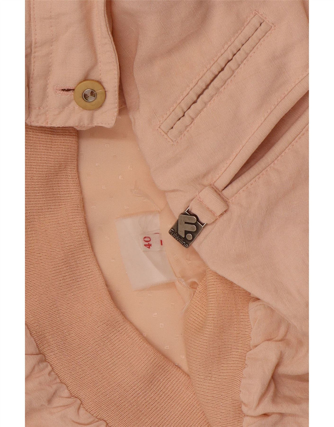 Giubbotto bomber oversize vintage da donna EU 40 rosa medio