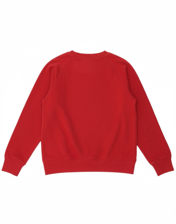 LEVI'S Girls Graphic Sweatshirt Jumper 13-14 Years Red Cotton