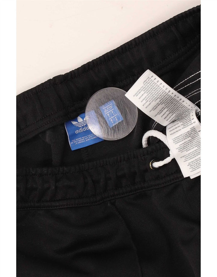 Pantaloni da tuta Adidas Capri da uomo grandi in poliestere nero
