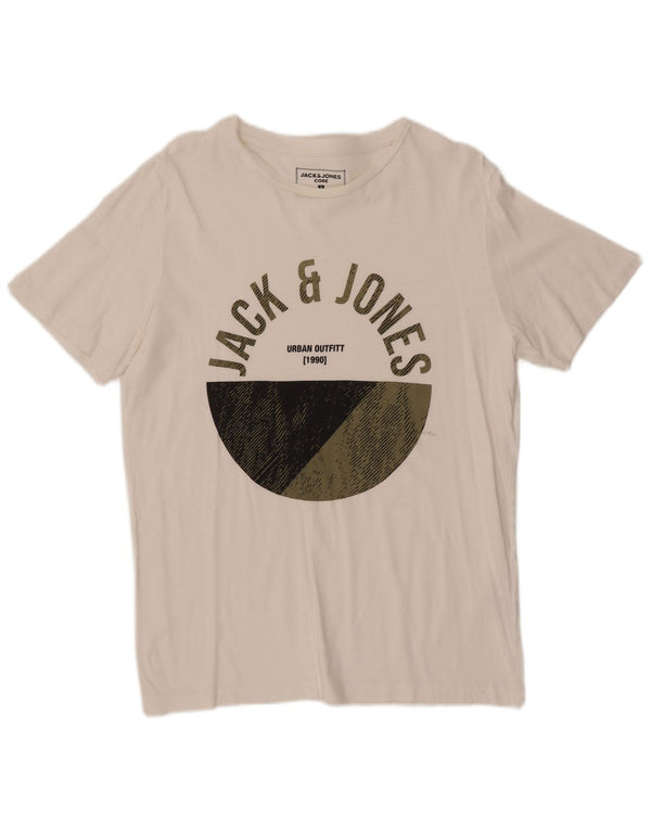 JACK & JONES T-shirt con grafica Core da uomo piccola bianca