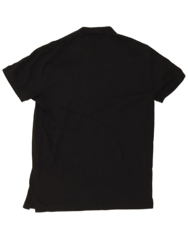 Polo Diesel da uomo in cotone nero medio