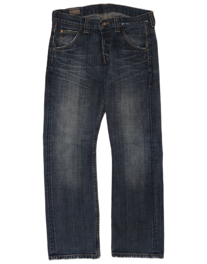 Jeans dritti Flint da donna Lee W30 L30 cotone blu
