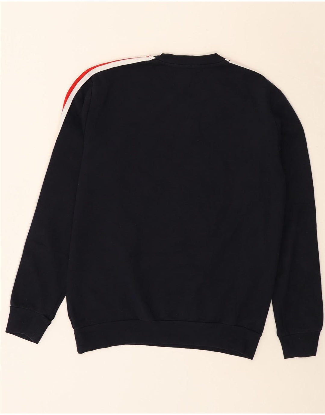 Zara Uomo Felpa Maglione Piccolo Blu Navy Colorblock