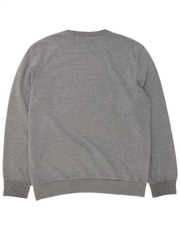 Felpa grafica da uomo GAP maglione grande grigio