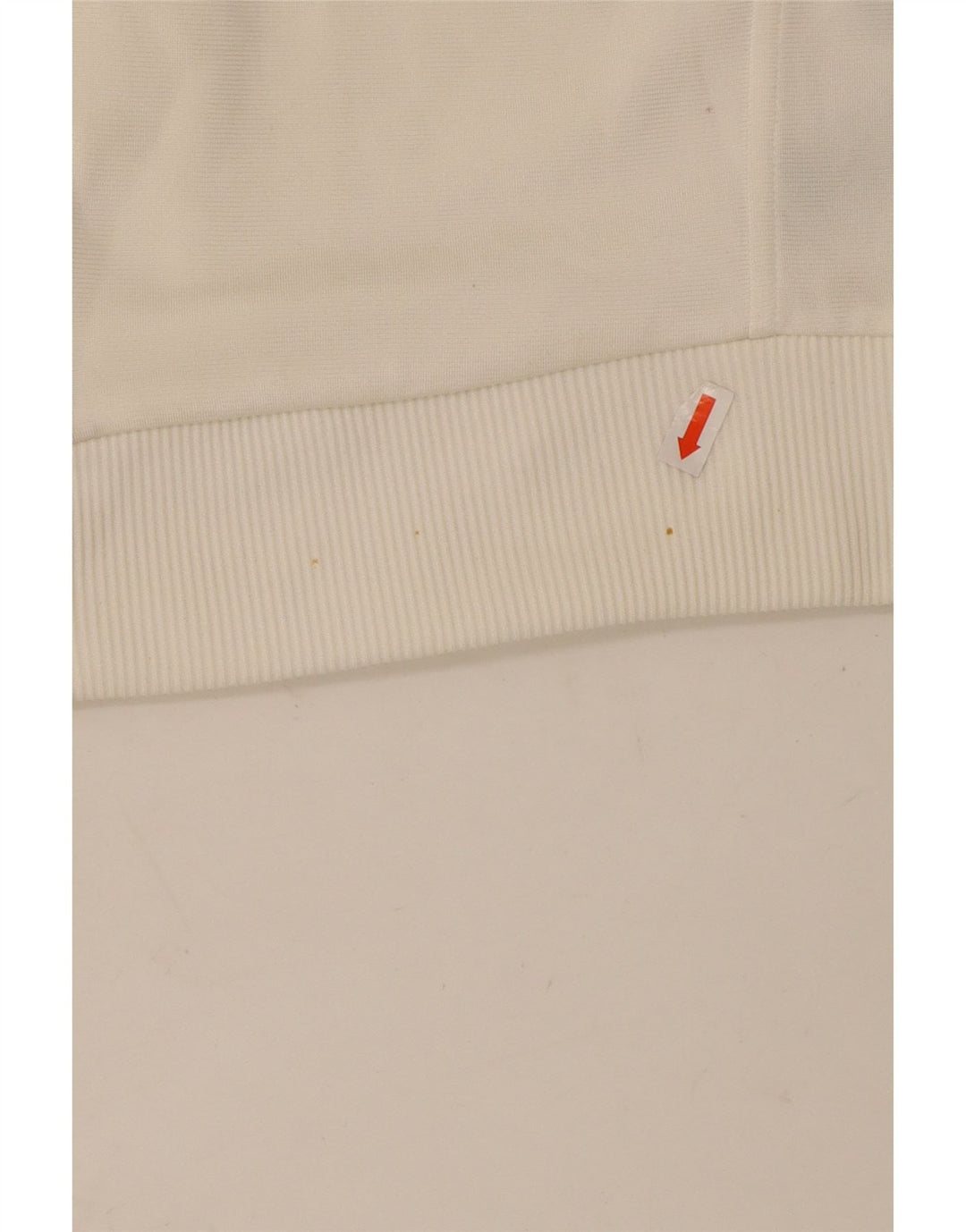 Giacca da tuta da donna ADIDAS UK 16 Large in poliestere bianco sporco