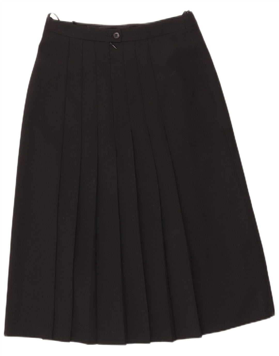 Gonna a pieghe a vita alta da donna Del Mod EU 38 Medium W27 Poliestere nero