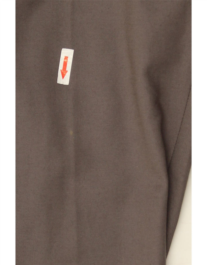 Pantaloni da abito dritti da uomo Marks & Spencer W36 L31 cotone grigio