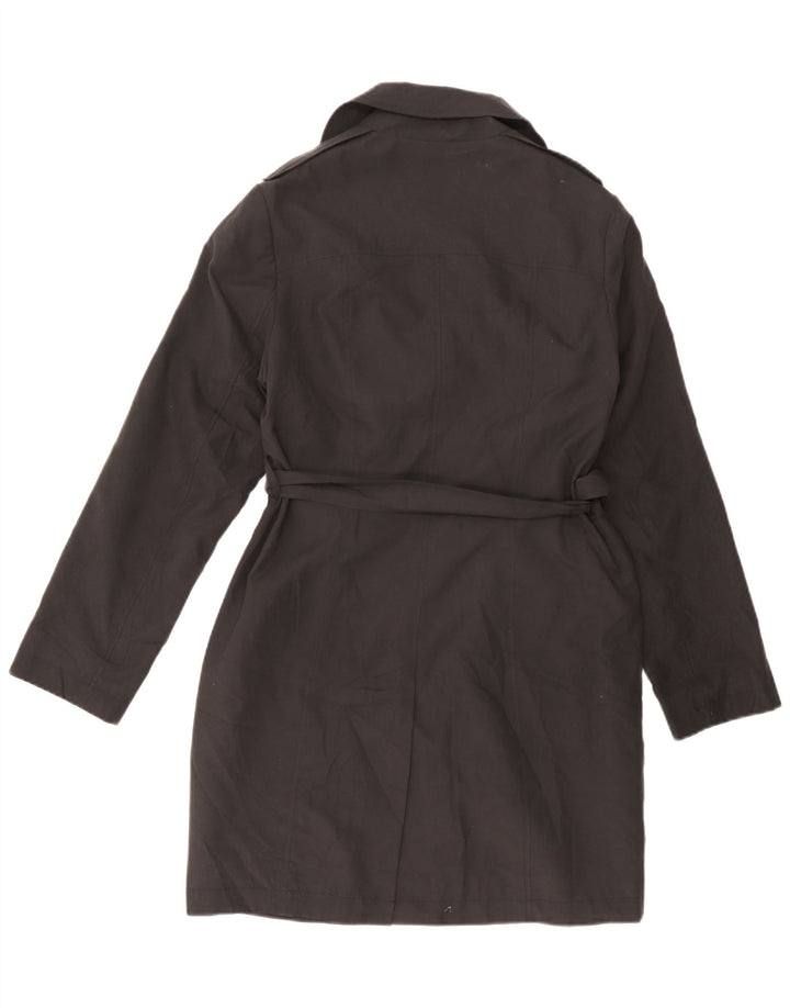 Trench da donna Marks & Spencer UK 14 grande poliestere nero