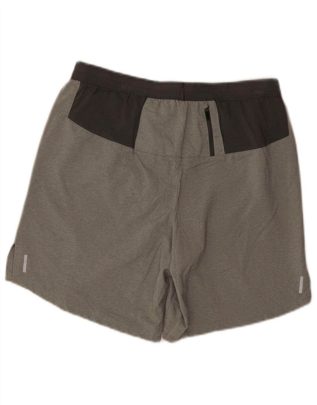 Pantaloncini sportivi Nike Dri Fit da donna UK 10 piccoli poliestere grigio