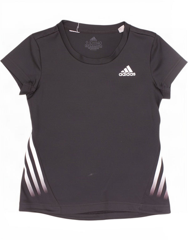 Maglietta Adidas Aeroready da bambino 9-10 anni in poliestere nero