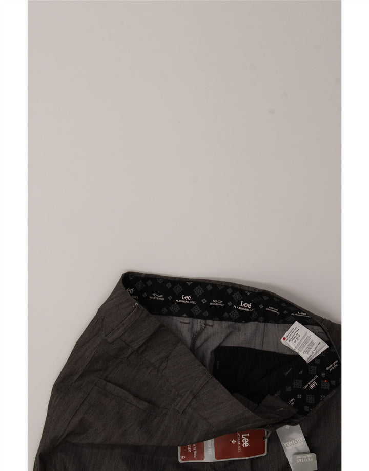 LEE Womens Platinum Label Casual Trousers US 12 Large W32 L30 Grey Vintage Lee and Second-Hand Lee from Messina Hembry 