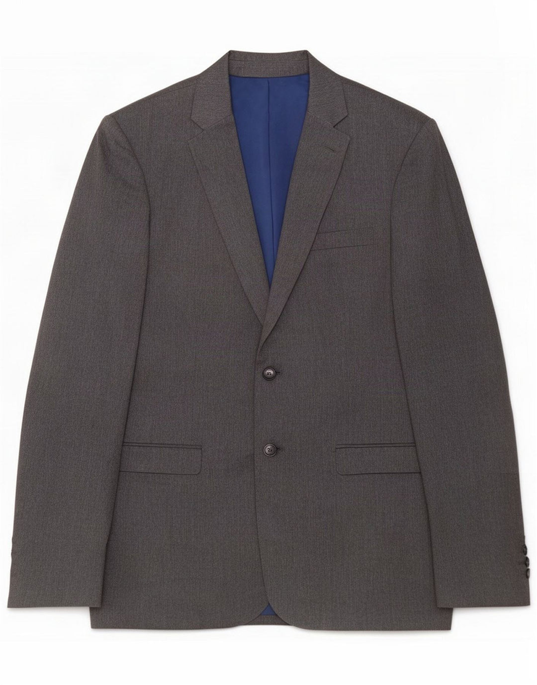 Marks & Spencer Giacca lunga da uomo a 2 bottoni UK 40 Grigio medio