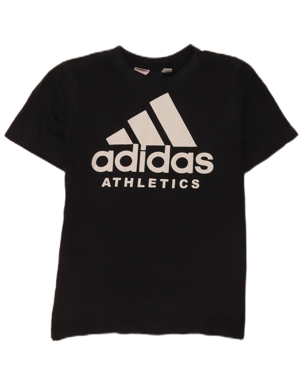Maglietta grafica da donna Adidas Top UK 8 Small Blu Navy Sport