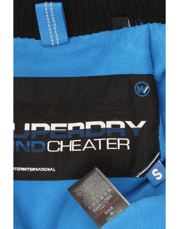 Giacca a vento da uomo Superdry The Windcheater Graphic UK 36 piccola nera