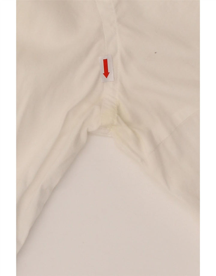 FRED PERRY Womens Shirt UK 10 Small White Cotton Vintage Fred Perry and Second-Hand Fred Perry from Messina Hembry 