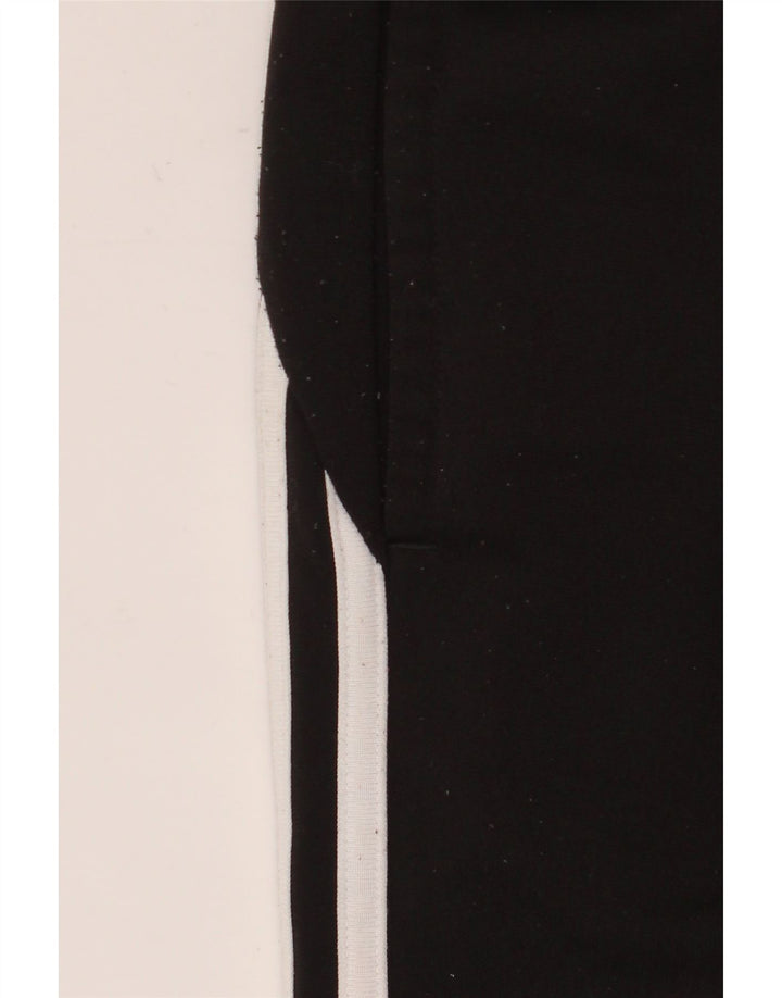 Pantaloni da tuta da uomo Adidas Large neri in poliestere