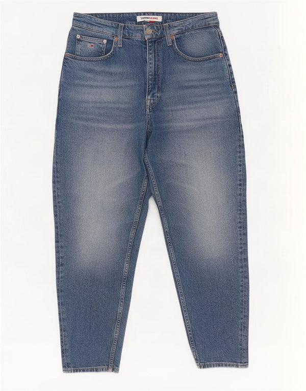Tommy Hilfiger Uomo Mom Jean Jeans affusolati a vita alta W29 L26 Cotone blu