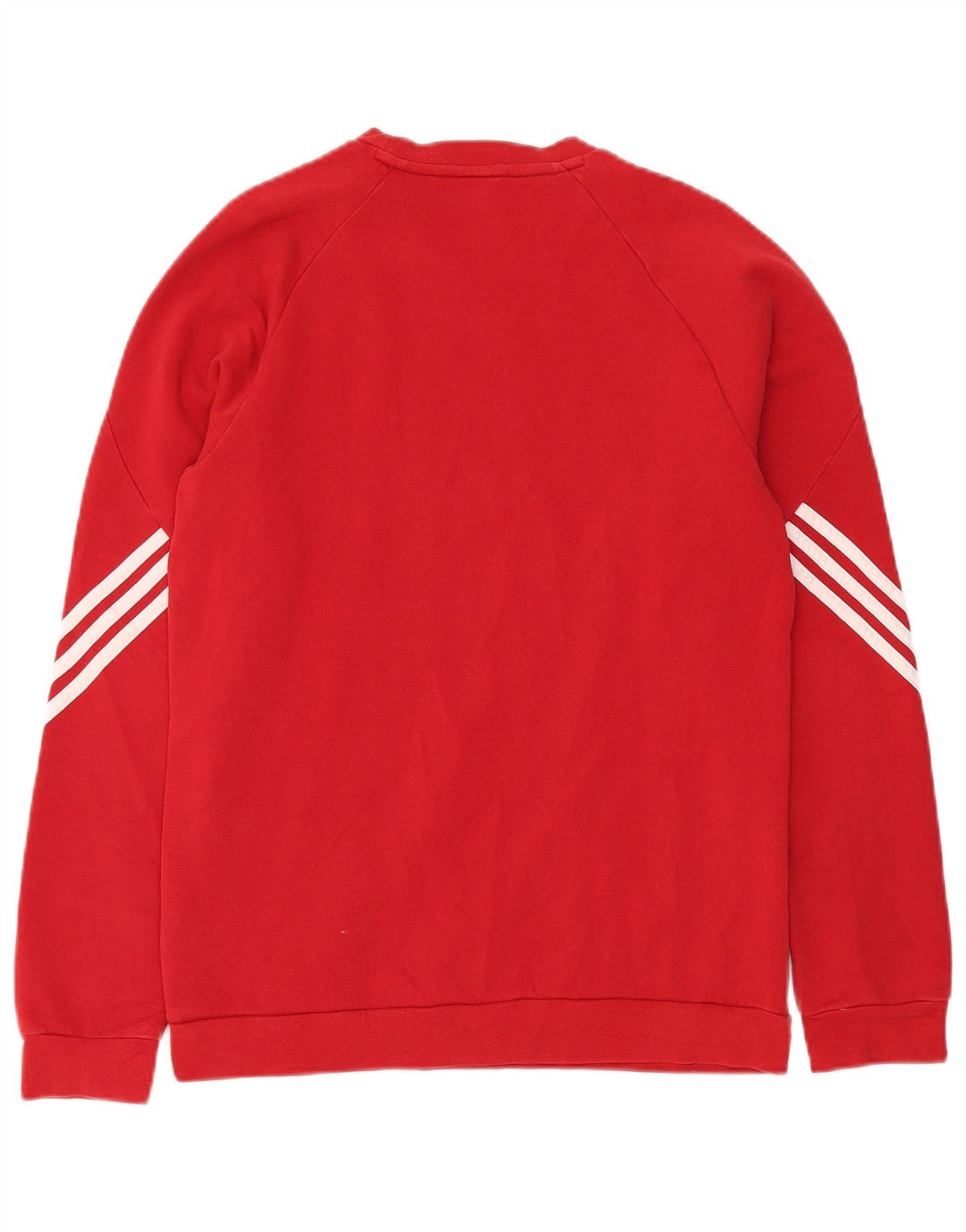 Felpa da uomo ADIDAS maglione rosso medio in cotone