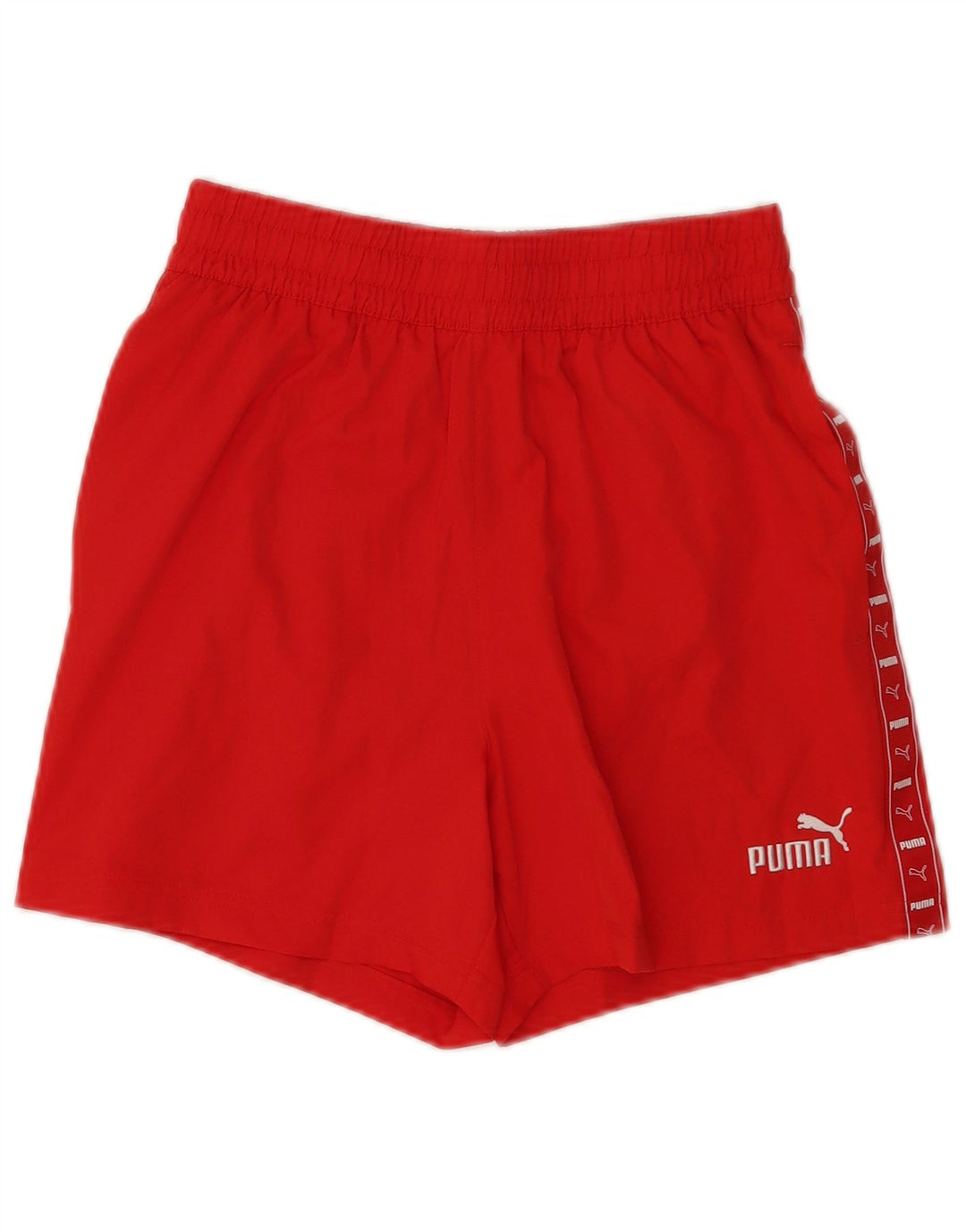 Pantaloncini sportivi grafici da donna Puma UK 8 piccoli poliestere rosso