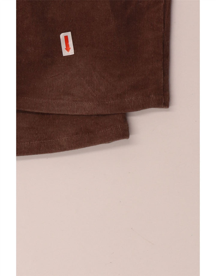 Pantaloni da donna in velluto a coste slim fit Benetton W32 L32 Marrone