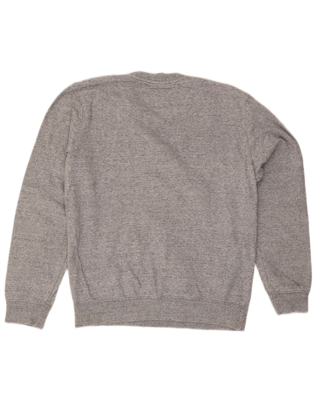 Felpa grafica da uomo Champion in cotone chiazzato grigio medio