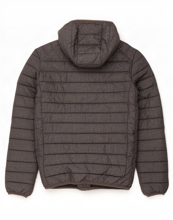 Giacca imbottita con cappuccio da uomo Ellesse UK 34 XS nylon grigio