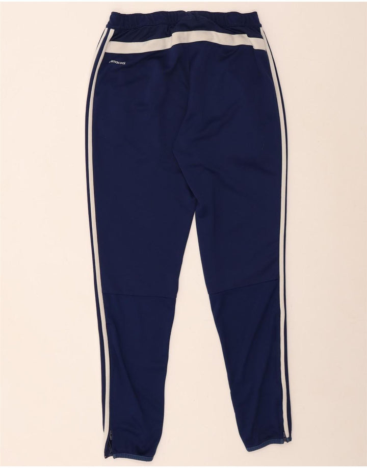 Pantaloni da tuta Adidas Climacool da uomo medi in poliestere blu navy