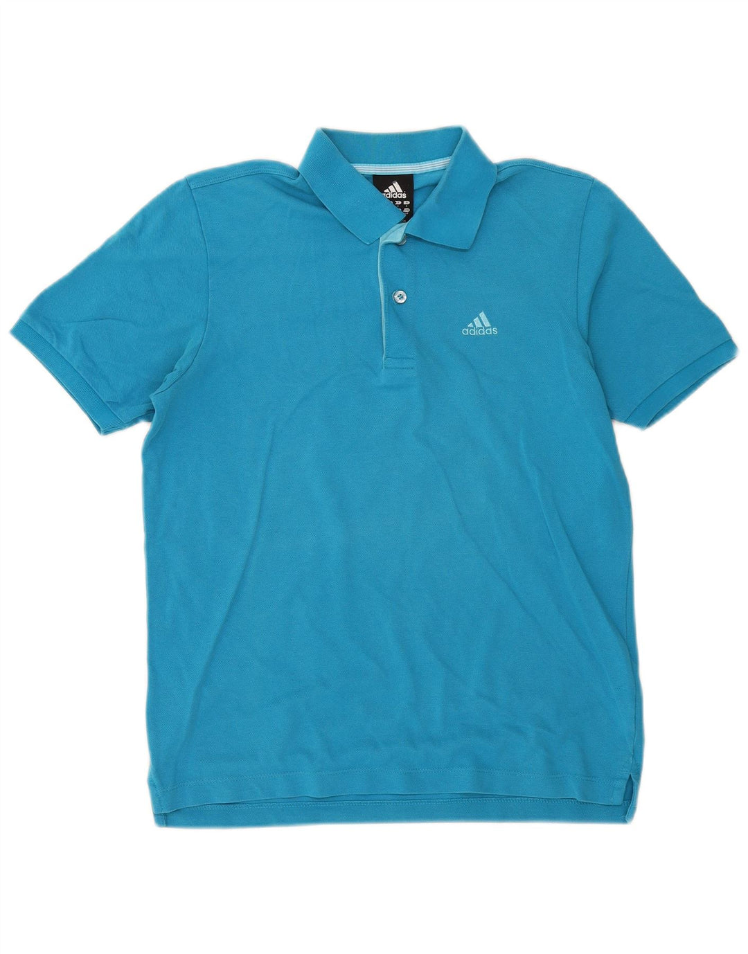 Polo Adidas Clima 365 da uomo piccola in cotone blu