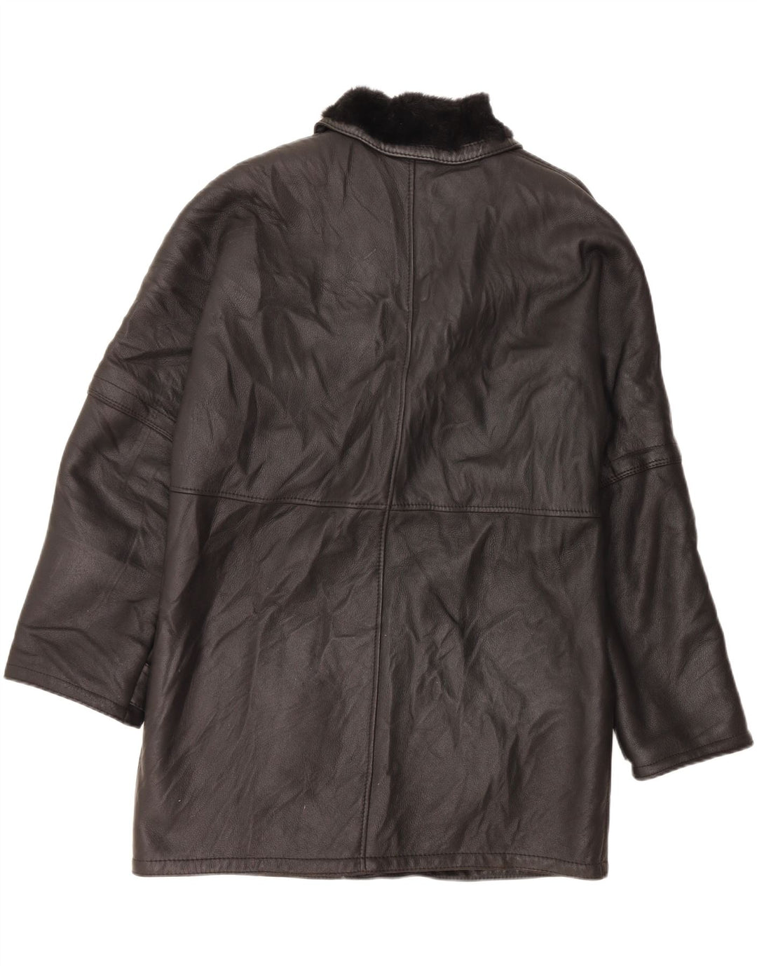 Cappotto da uomo in shearling VINTAGE IT 52 XL Shearling nero