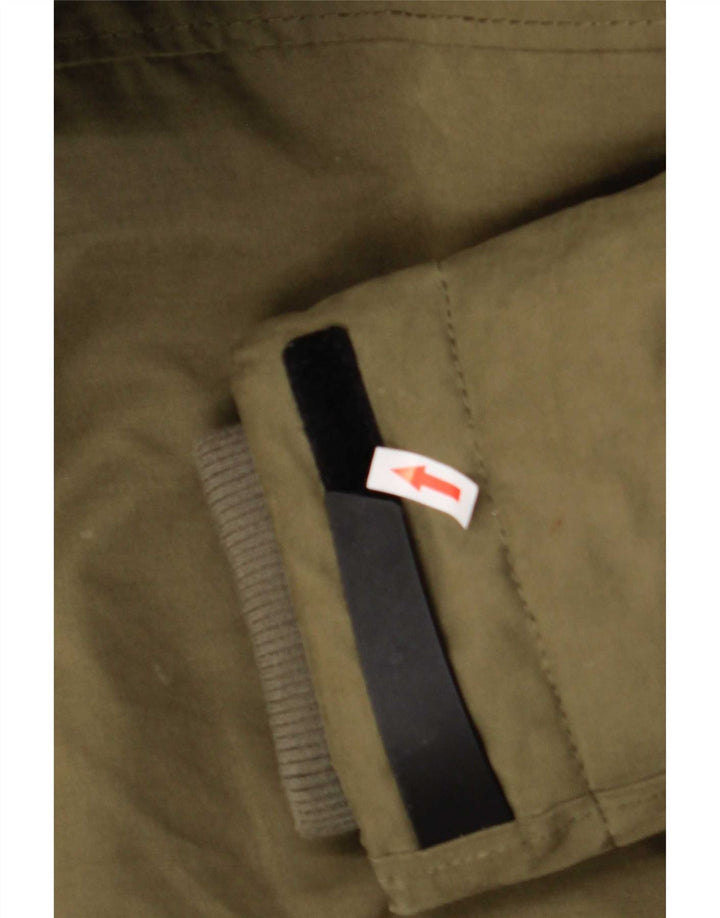Giacca imbottita con cappuccio da uomo Camel Active IT 56 2XL Cotone kaki