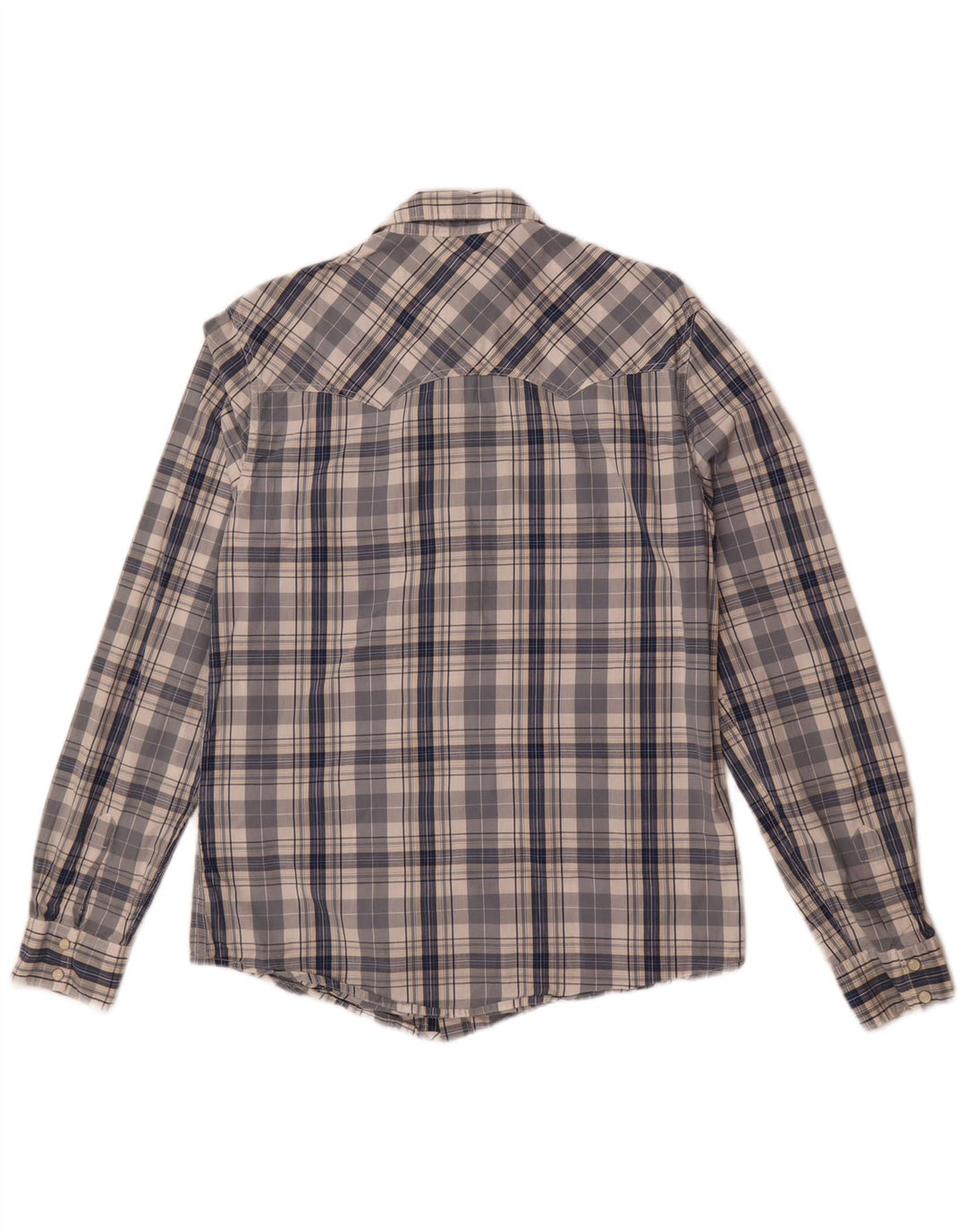 Camicia Levi's da uomo dal taglio moderno in cotone a quadri blu navy medio