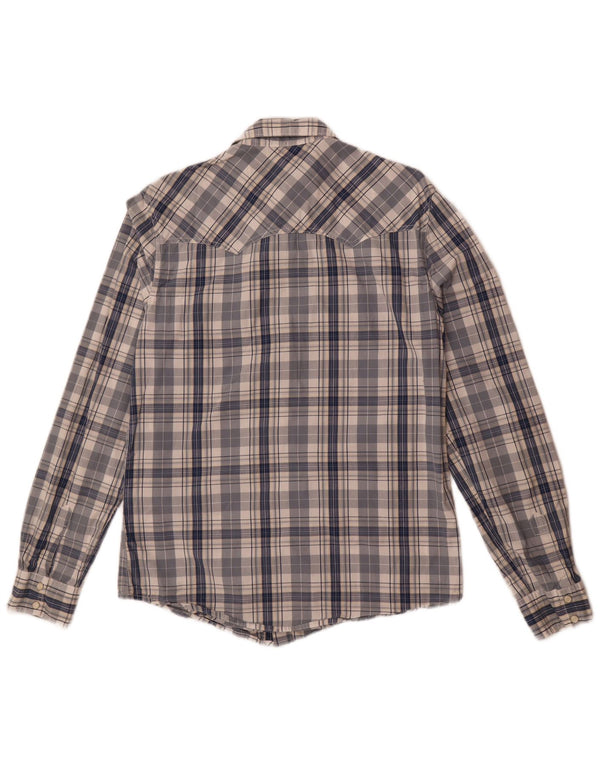 Camicia Levi's da uomo dal taglio moderno in cotone a quadri blu navy medio