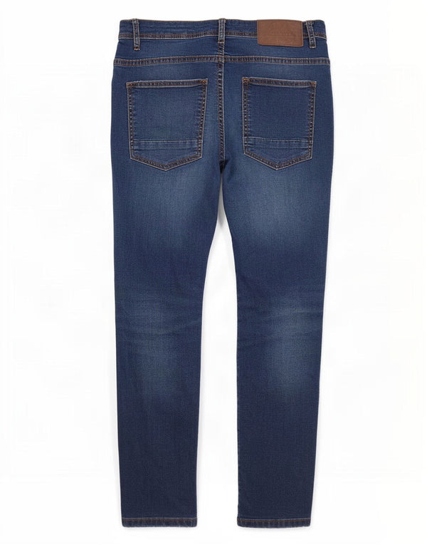 Jeans slim da uomo Zara EU 42 Large W32 L29 Cotone blu