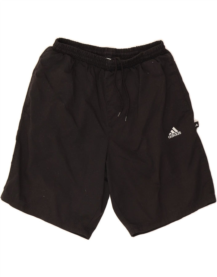 ADIDAS Mens Sport Shorts Large  Black Polyester Vintage Adidas and Second-Hand Adidas from Messina Hembry 